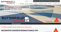 Desktop Screenshot of butterfieldcolor.com